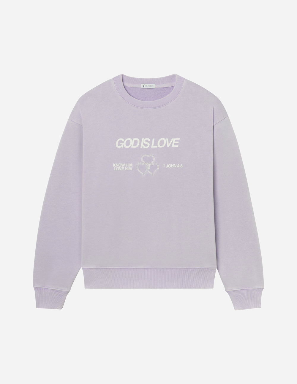God Is Love Unisex Crewneck - Minimalist Knit Pullover