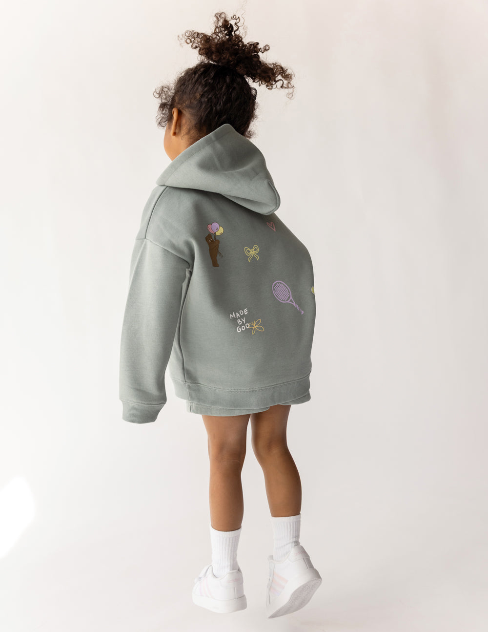 God Made Me Kids Hoodie - Soft & Cozy Oversized Pullover