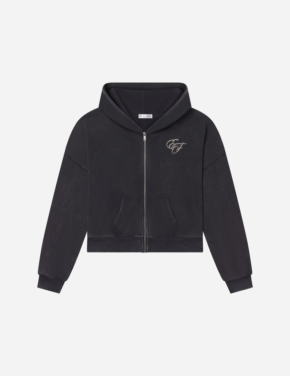 Full-Zip Cotton Hoodie