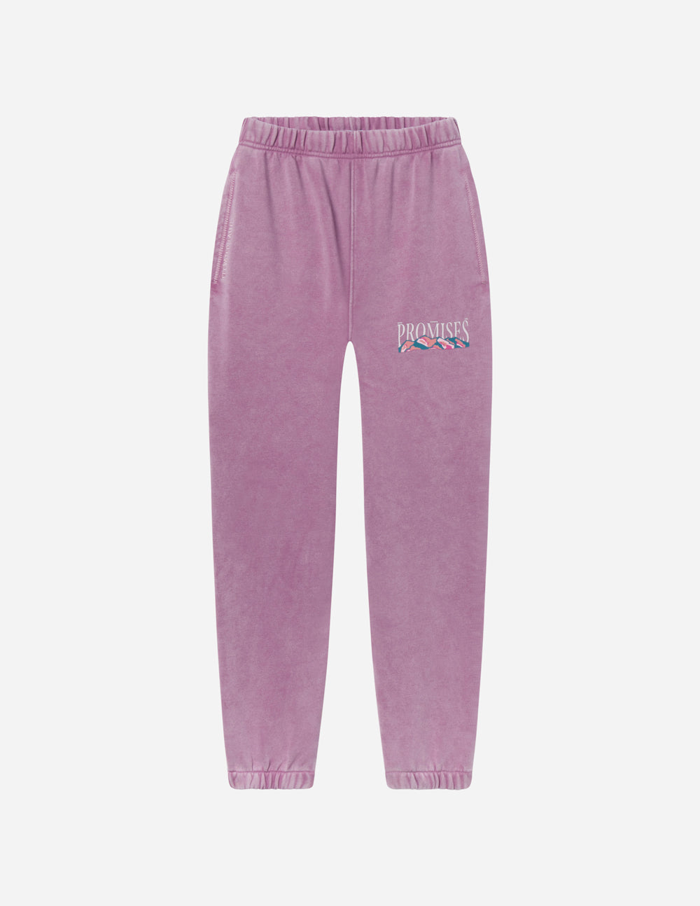 God's Promises Unisex Mauve Dusty-Rose Knit Streetwear Sweatpants