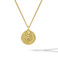Detailed 14K gold wolf head pendant reflecting strength and craftsmanship.