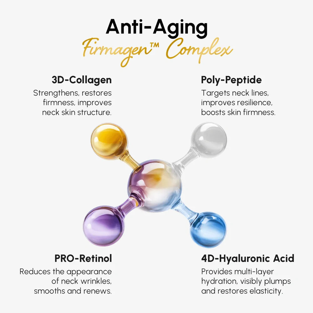 Collagen Neck Firming Cream with Built-in Roller Applicator - Image 4