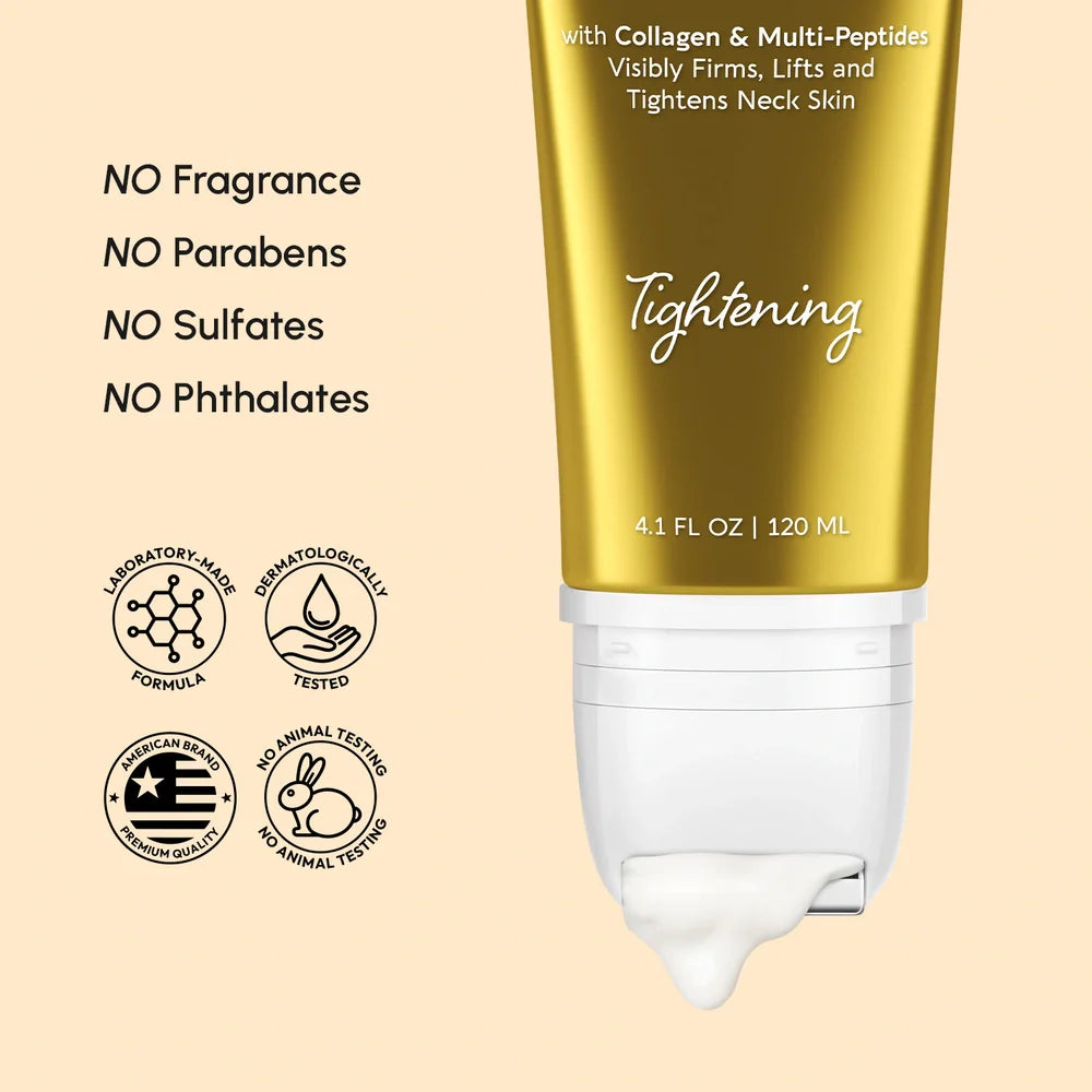 Collagen Neck Firming Cream with Built-in Roller Applicator - Image 7