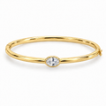 Drew Oval Cut Bezel Bangle