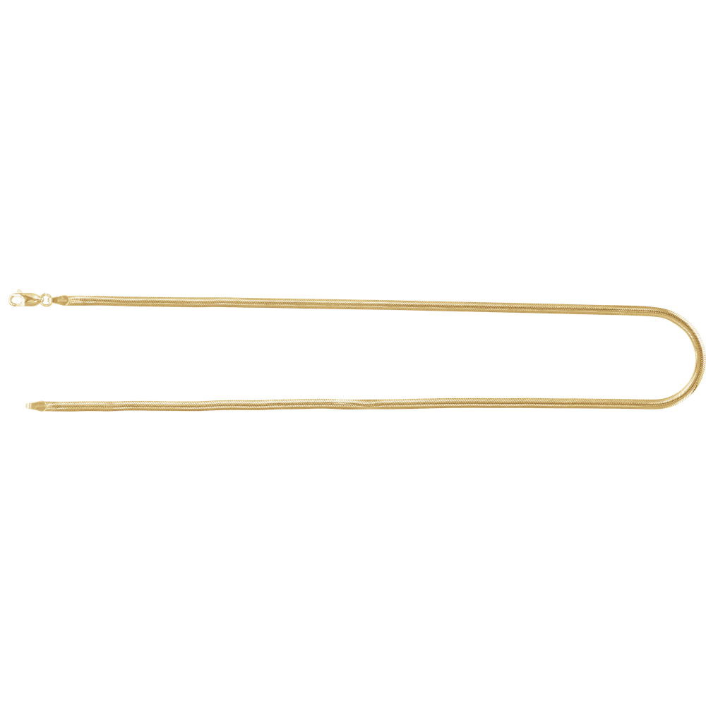 Monaco Snake Chain Necklace in 1/20 14K Gold