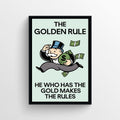 Golden Rule Mindset Monopoly Poster