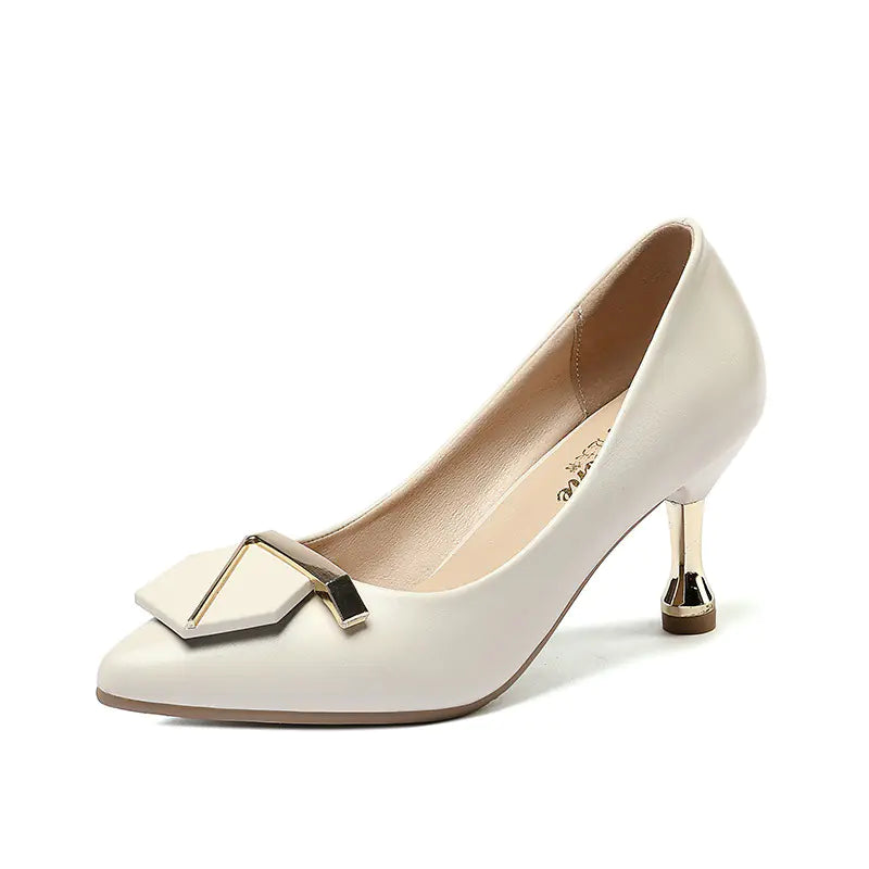 Trendy Shallow High Heels with Pointed Toe (One Pair)