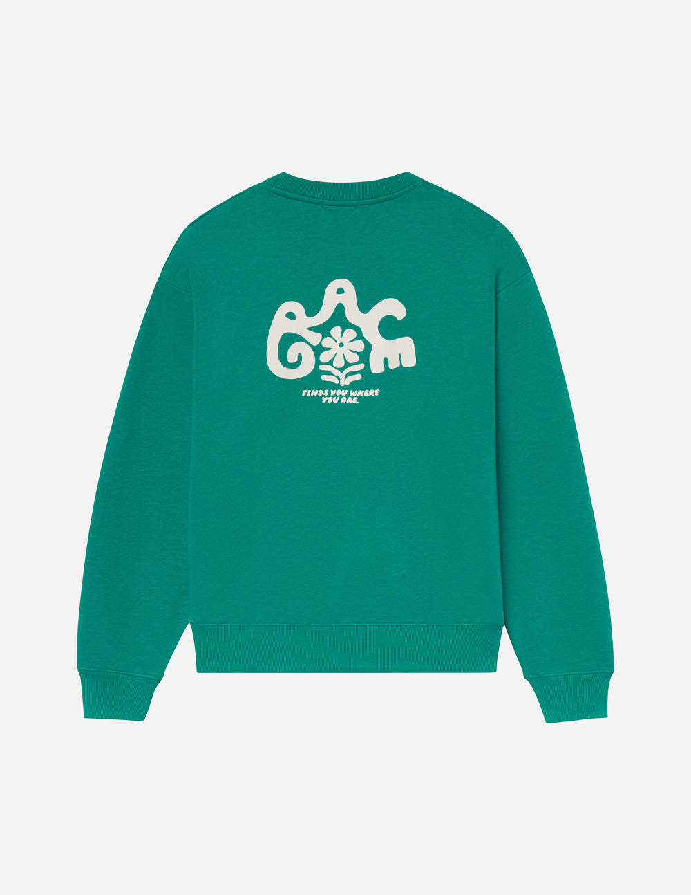 Grace Unisex Crewneck Pullover in Greenlake Cotton Blend