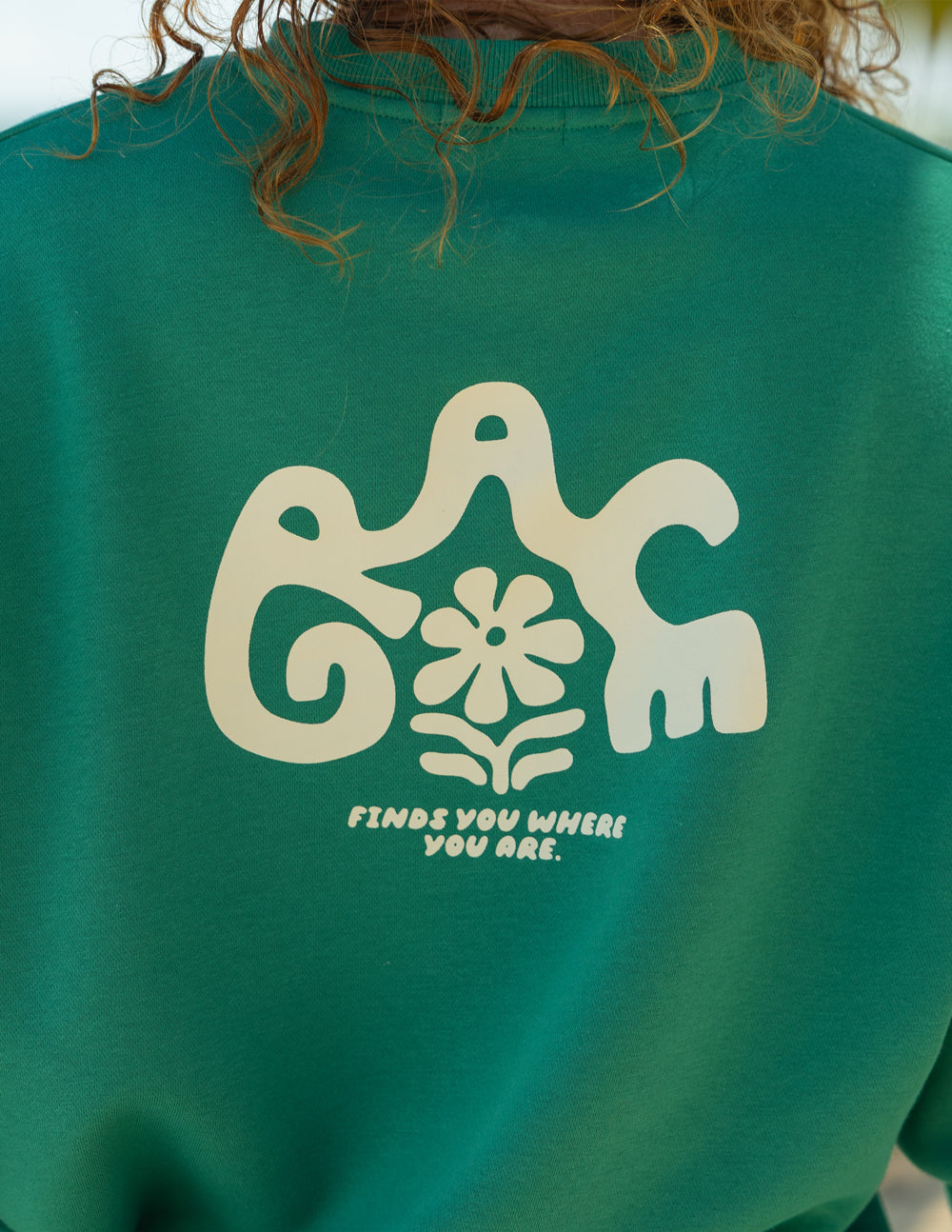 Grace Unisex Crewneck Pullover in Greenlake Cotton Blend