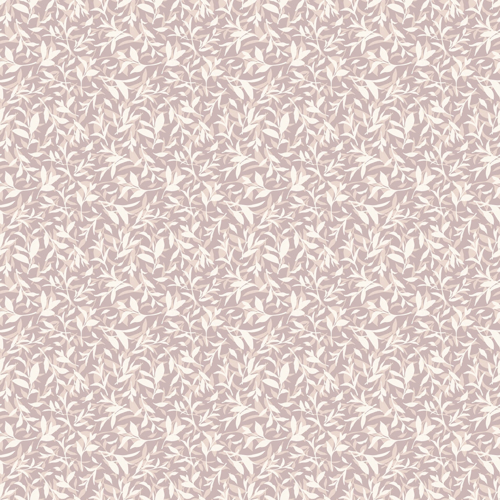 Grace Floral Removable Wallpaper in Beige, White and Mauve