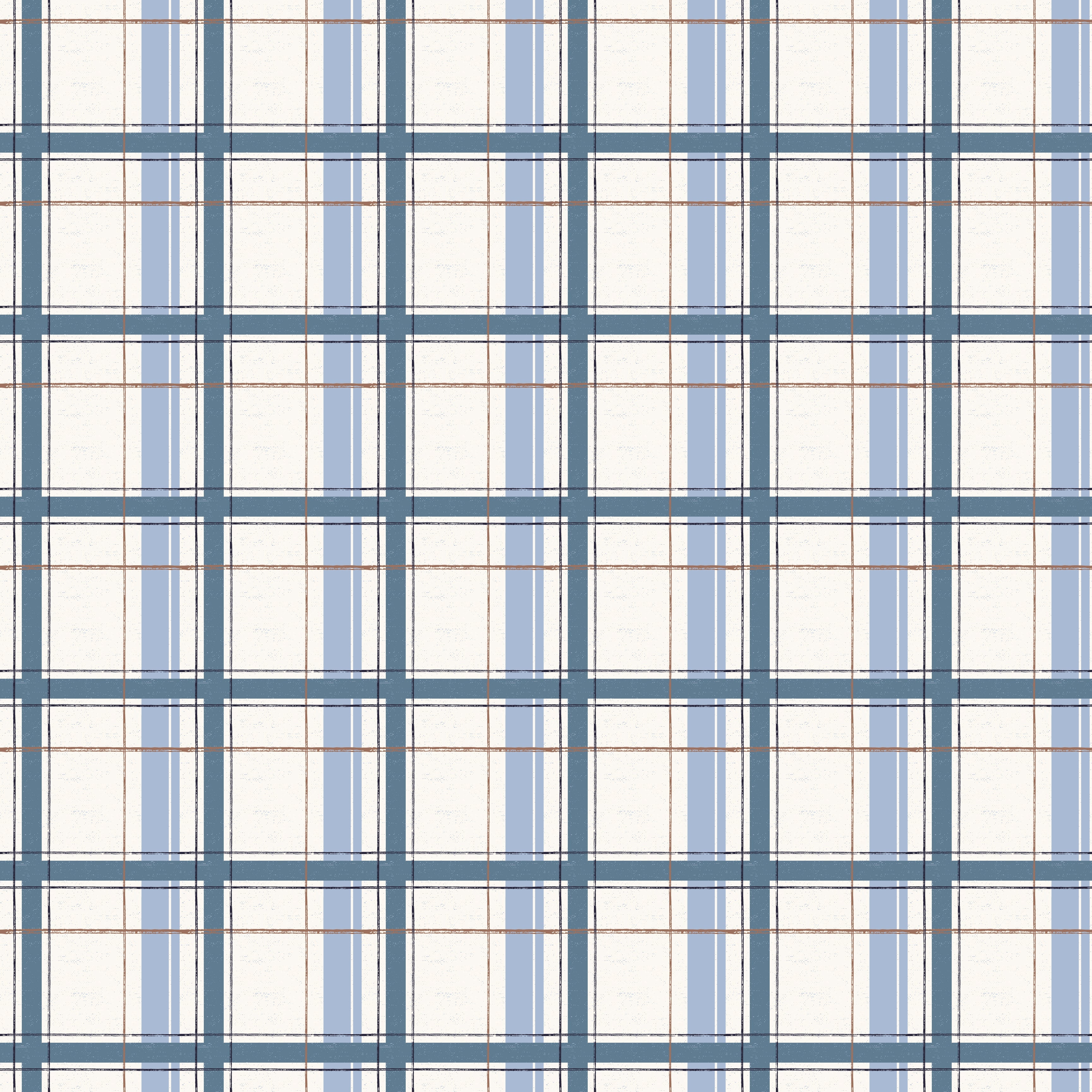 Grady Plaid Wallpaper in Green and Brown for Traditional Decor