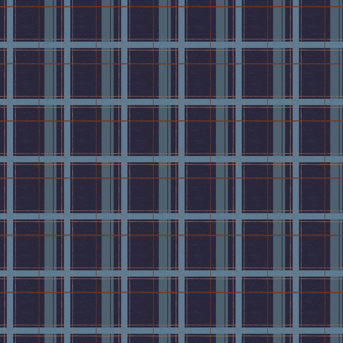 Grady Plaid Wallpaper in Green and Brown for Traditional Decor