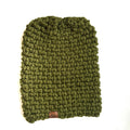 Crochet Simple Slouch Hat | Cilantro Green Slouchy Beanie