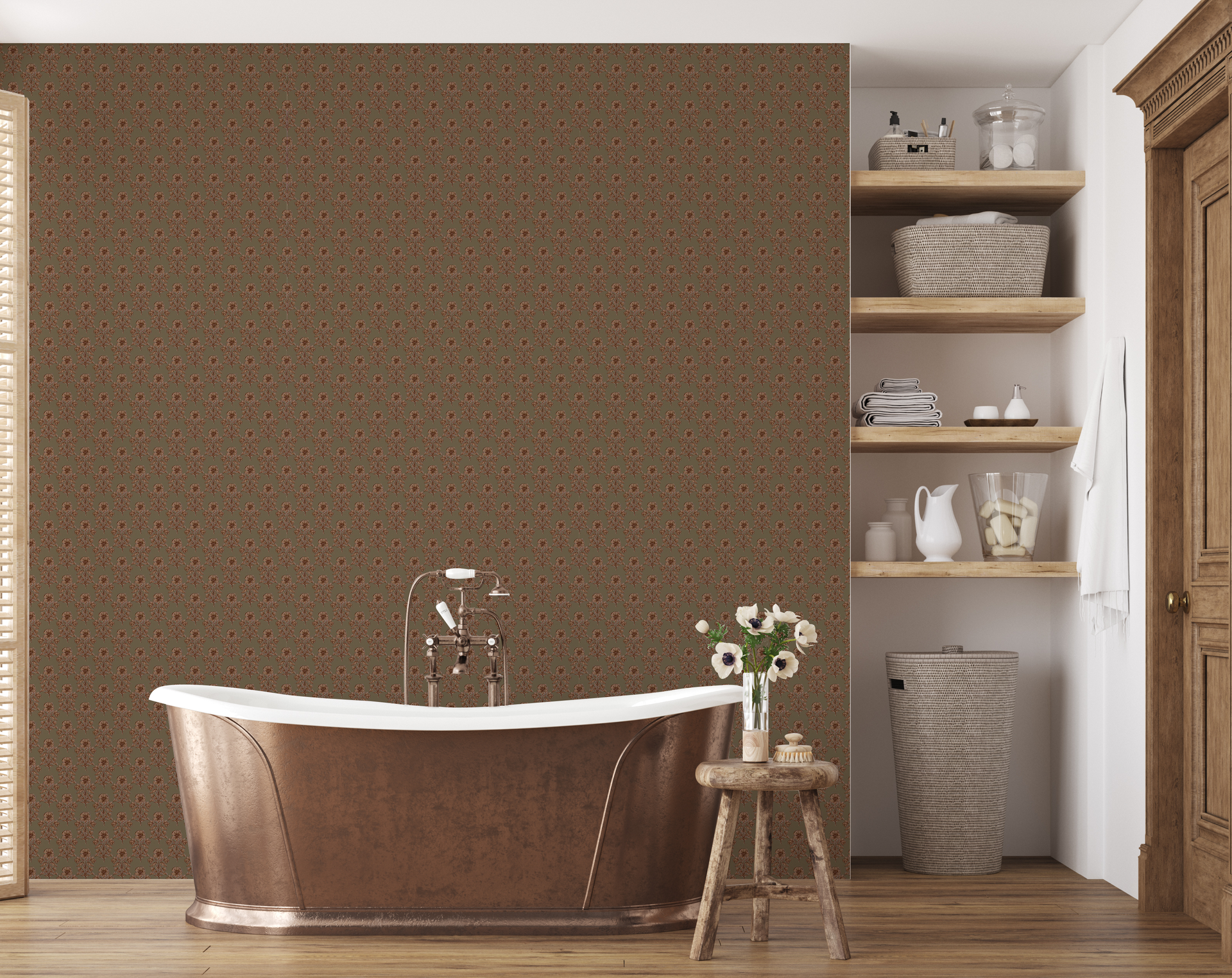 Jones Removable Peel and Stick Wallpaper by Taddy Mikelaites