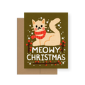 Meowy Christmas — A2 Greeting Card