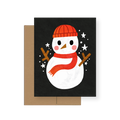 Snowman — A2 Greeting Card
