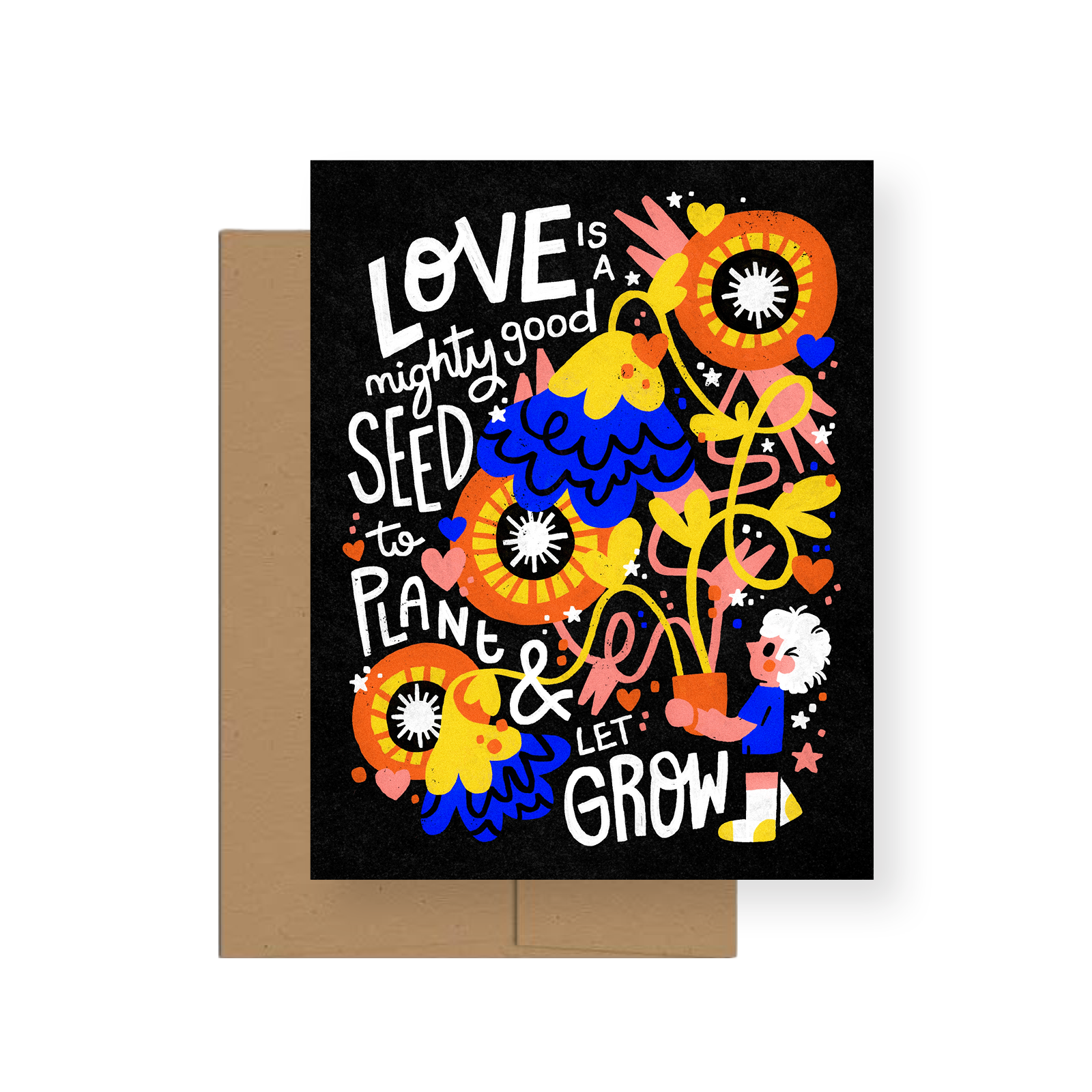 Seed — A2 Greeting Card