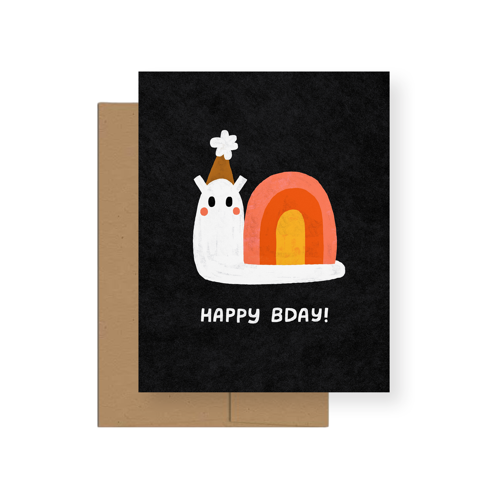 Birthday Snail — A2 Greeting Card