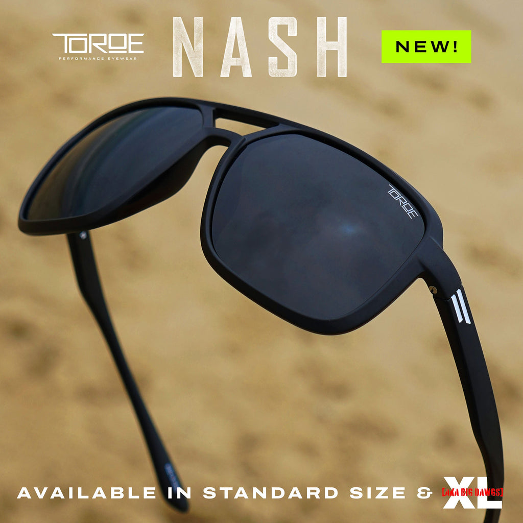 Nash Polarized Performance Sunglasses for All-Day Comfort