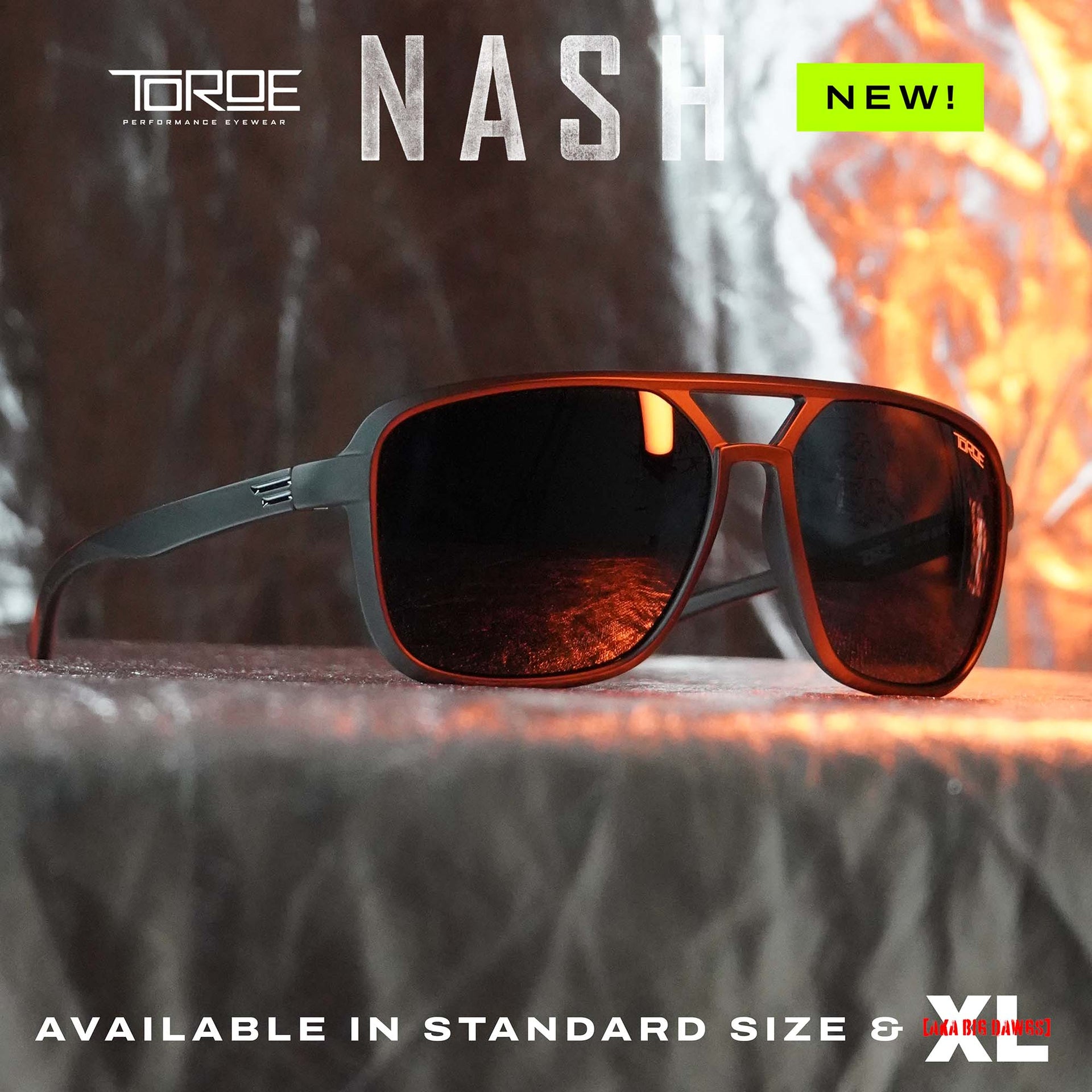 Nash Polarized Performance Sunglasses for All-Day Comfort