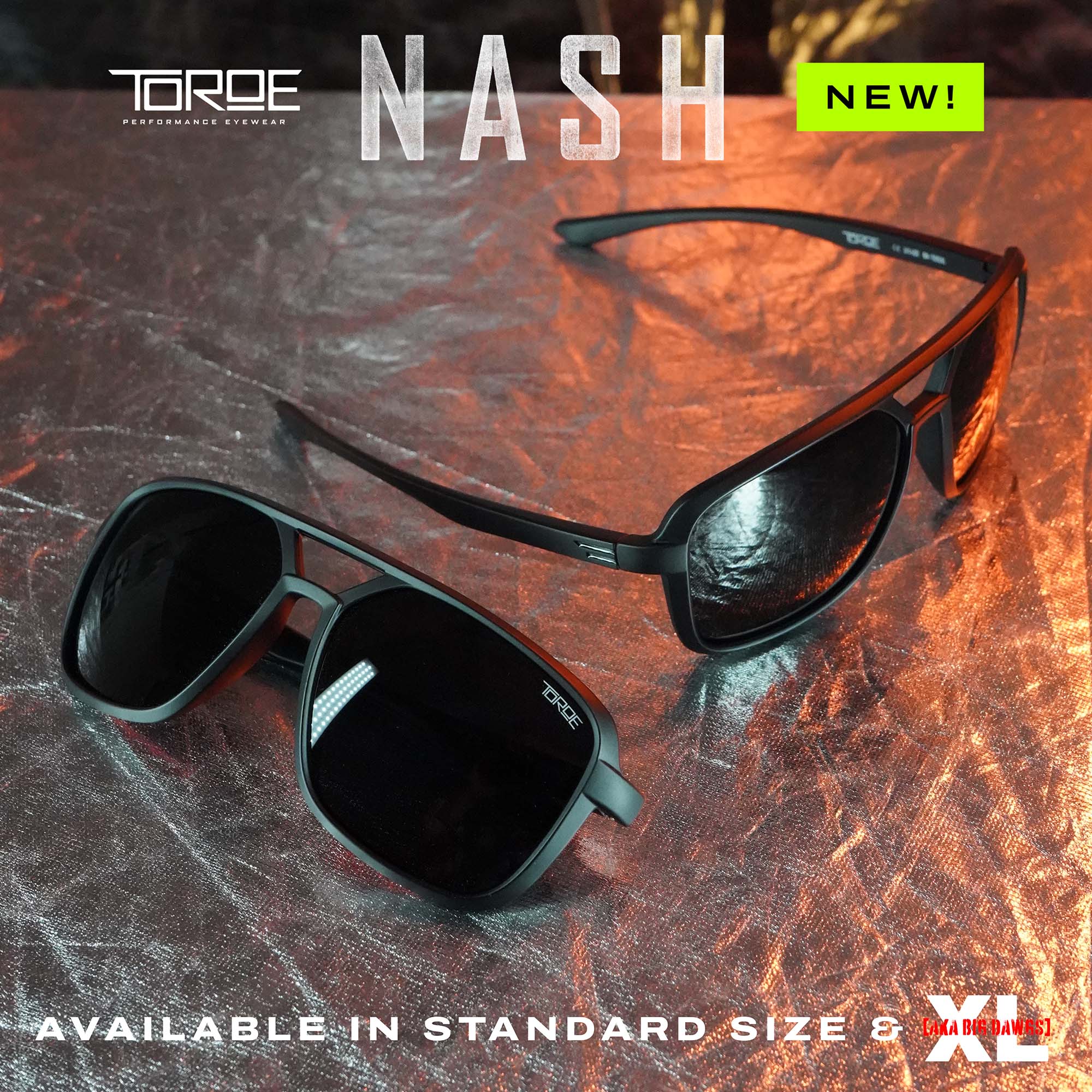 Nash Polarized Performance Sunglasses for All-Day Comfort