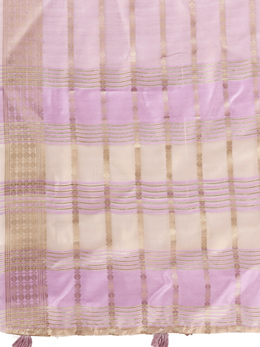 Light Pink Organza Saree with Matching Blouse Piece