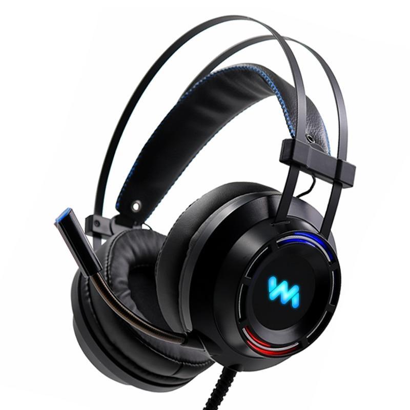 Modern Gaming Headset with LED Lights and Deep Bass for PC and PS4