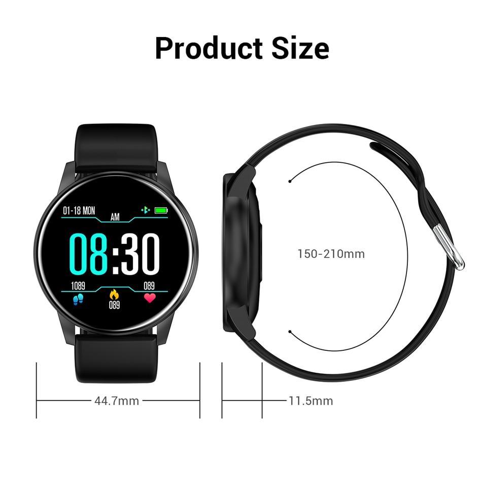 Unisex Smartwatch with 1.3-inch Display, Heart Rate & Fitness Tracker