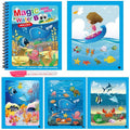 Reusable Magic Water Drawing Book for Kids - Mess-Free Coloring
