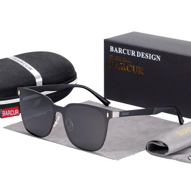 Luxury Polarized Square Sunglasses with UV400 Protection
