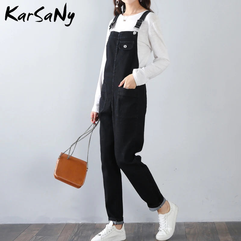 Overalls Jeans Women Jumpsuit Mom Denim Jeans