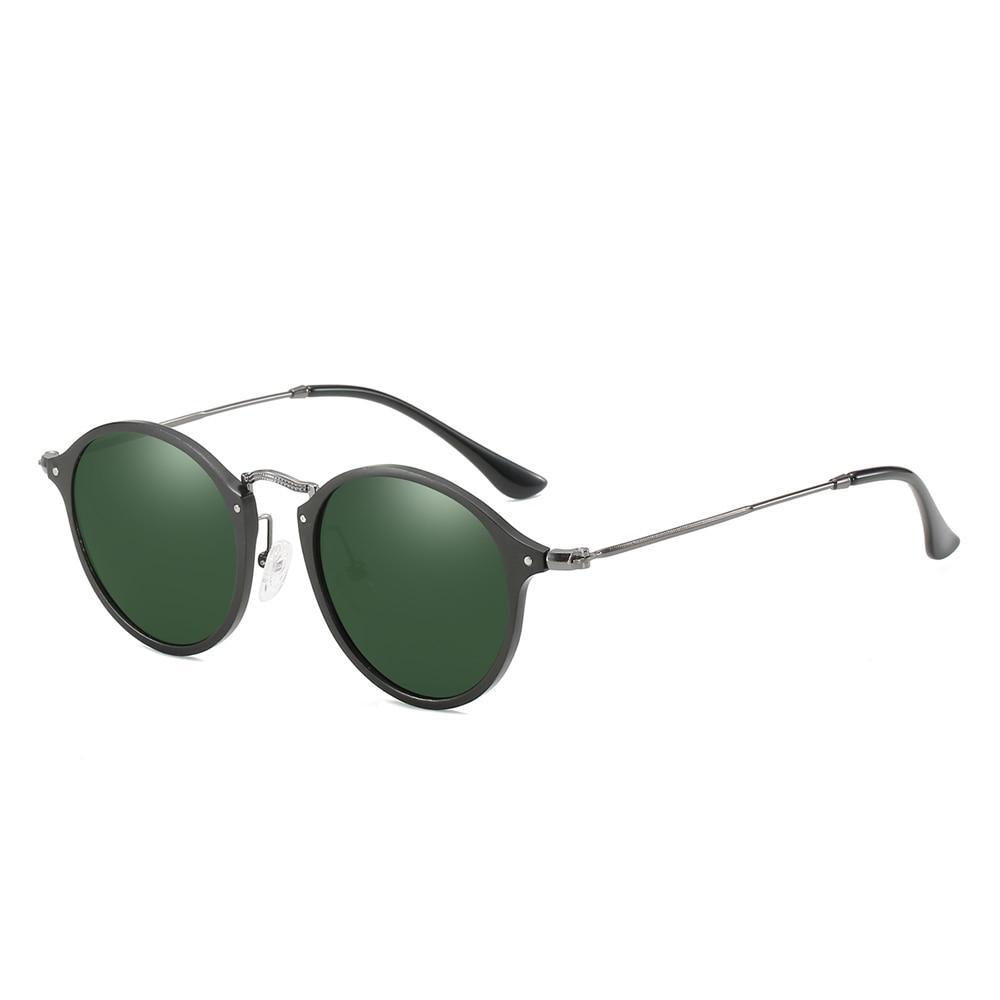 Vintage Round Sunglasses with UV400 Protection, Retro Style