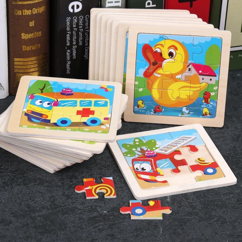 Educational Vehicle Jigsaw Puzzle for Toddlers and Preschoolers