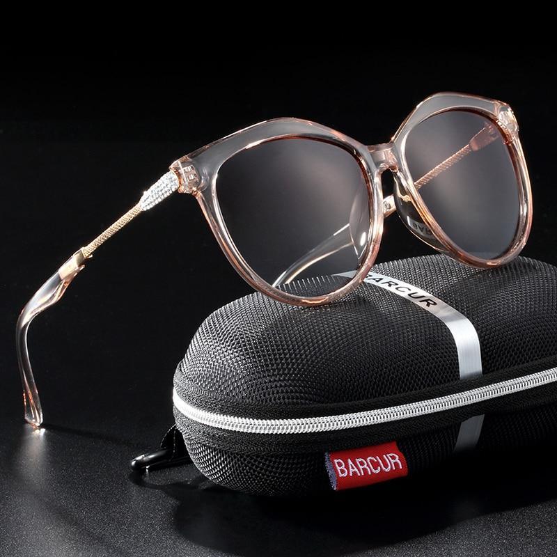 Polarized Cat Eye Sunglasses for Women with Gradient Lenses