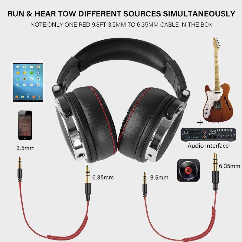 Wired Professional Studio Monitor Headphones with 50mm Drivers