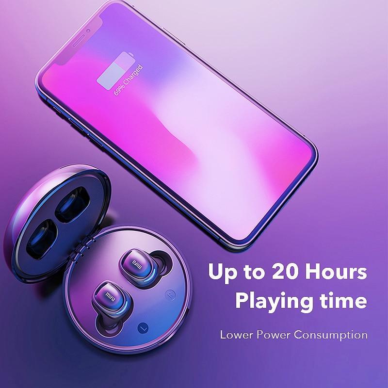 Mifa Luxury Bluetooth 5.0 Wireless Earbuds with Charging Box
