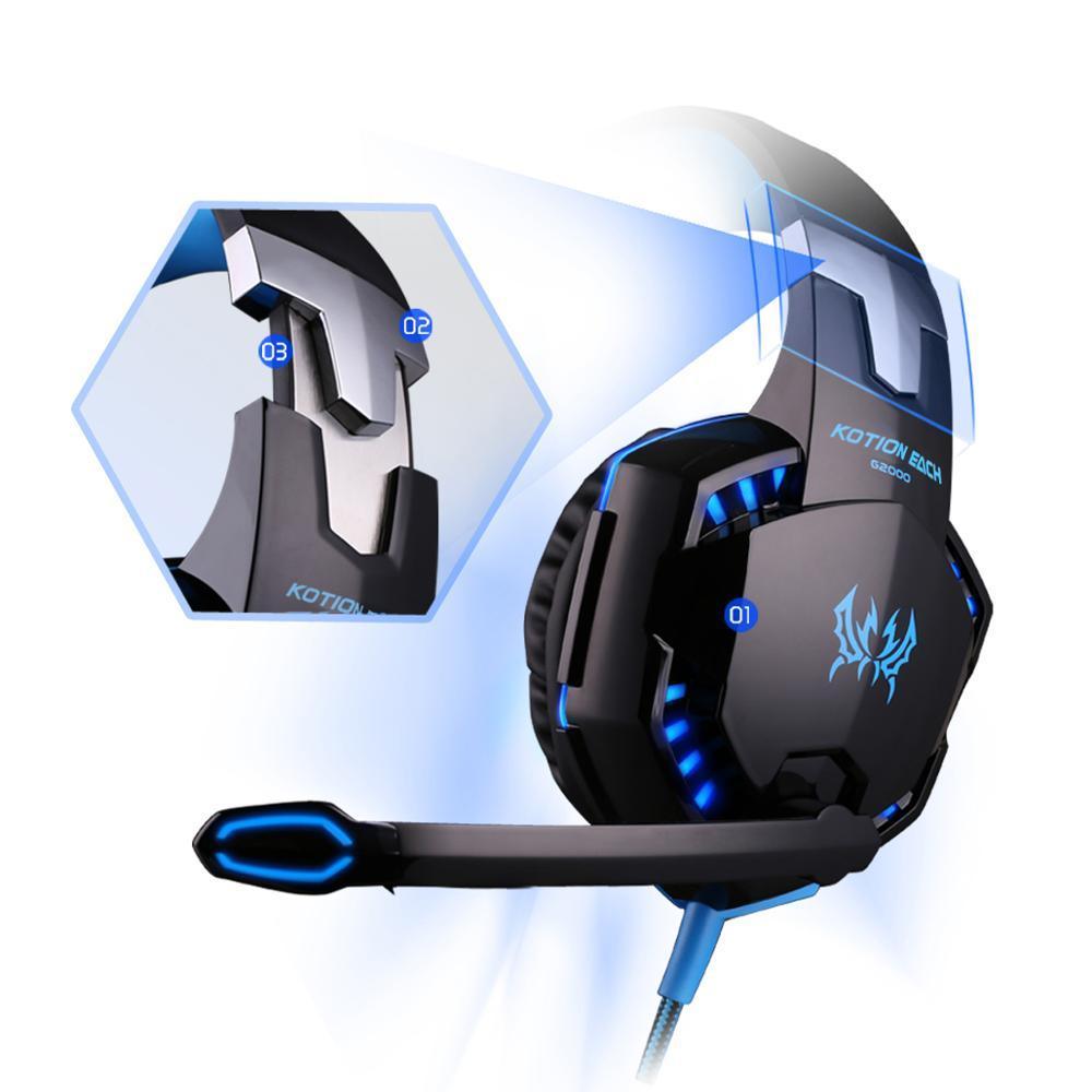 Multi-Platform Wired Gaming Headset with Noise-Canceling Mic