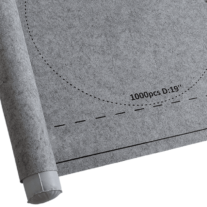 Portable Felt Puzzle Mat Roll-Up Storage for Up to 1500 Pieces