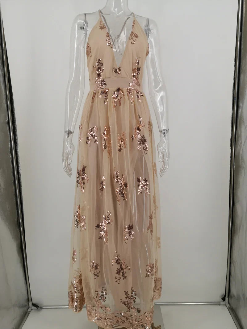Sexy vintage maxi party prom  backless bodycon evening Long Dresses