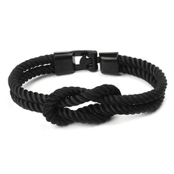 Handmade Multi-Layer Braided Nylon Anchor Friendship Bracelet