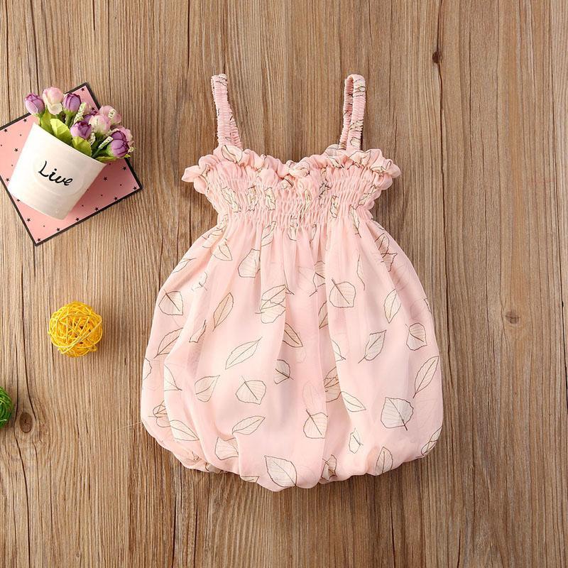 Bohemian Floral Chiffon Sleeveless Dress for Toddler Girls