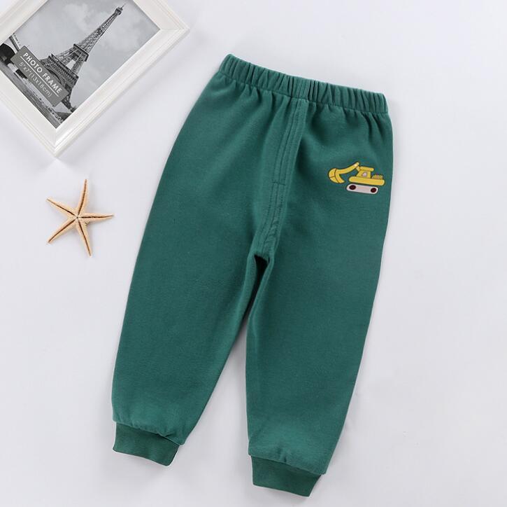 Cotton Cartoon Print Toddler Trousers for 1-5 Year Olds