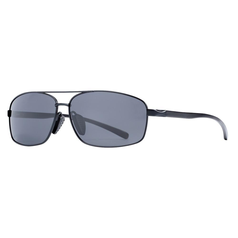 Vintage Square Polarized Sunglasses with Metal Frame & UV400