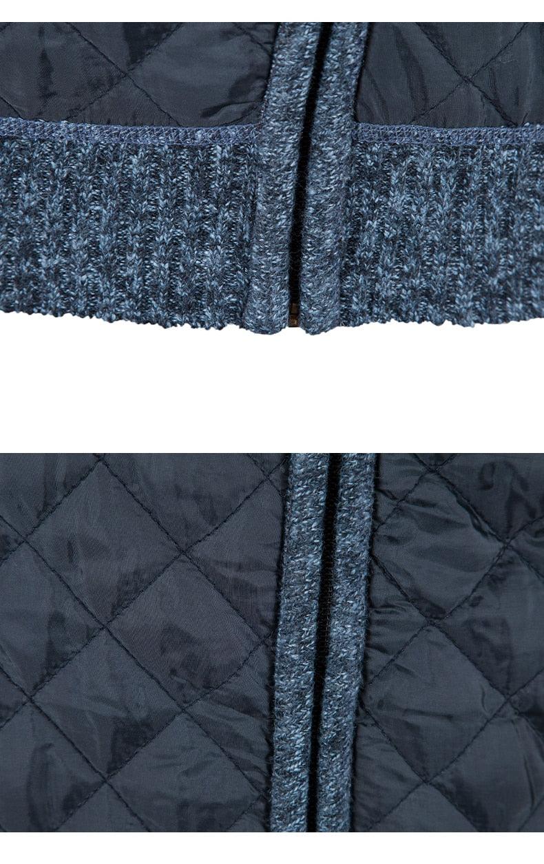 Men's Slim Fit Fleece Jacket Casual Thermal Winter Coat