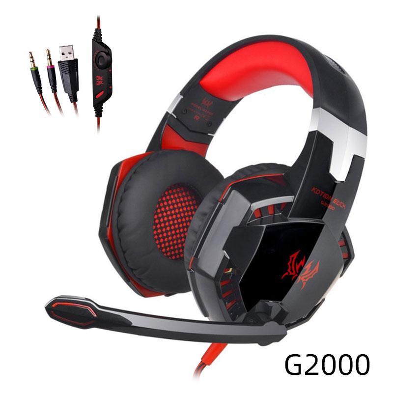 Over-Ear Wired Gaming Headset with Stereo Sound & Mic