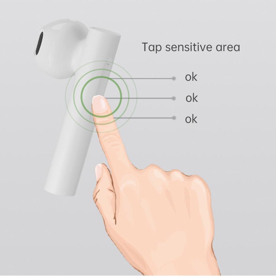 Wireless Bluetooth 5.0 Earbuds – Minimalist Touch Control Headset