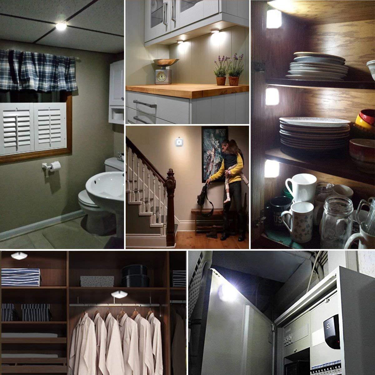 Wireless Motion Sensor LED Night Light for Stairwell & Closet