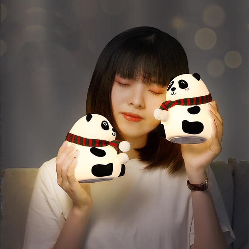 Color-Changing Panda Night Light for Kids Nursery Decor