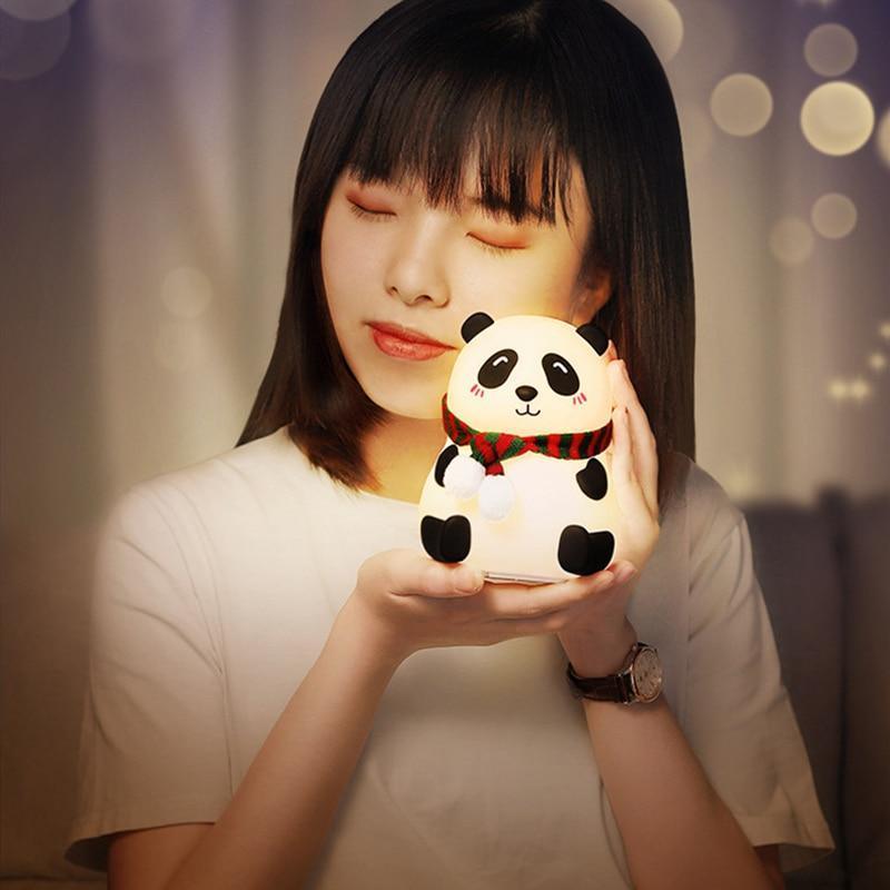 Color-Changing Panda Night Light for Kids Nursery Decor