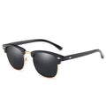 Semi-Rimless Polarized Designer Sunglasses for Women and Men